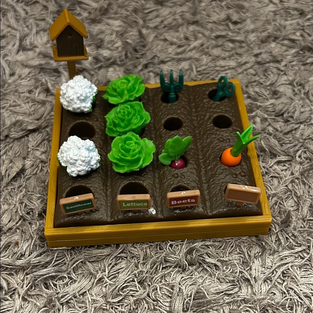 Woodzeez Miniature Garden Playset with Vegetables
